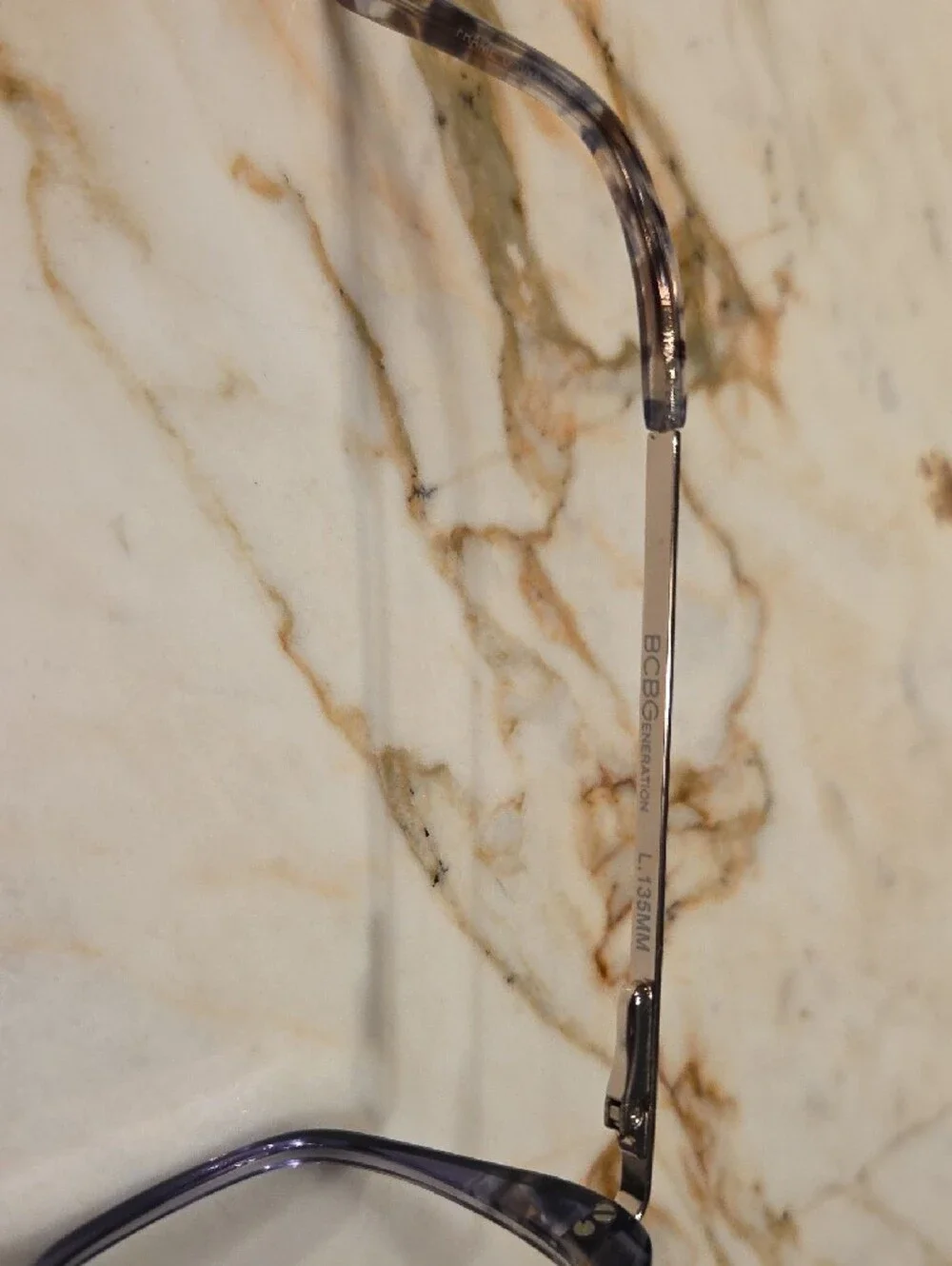 BCBGeneration Gray Tortoiseshell Cat-Eye Glasses